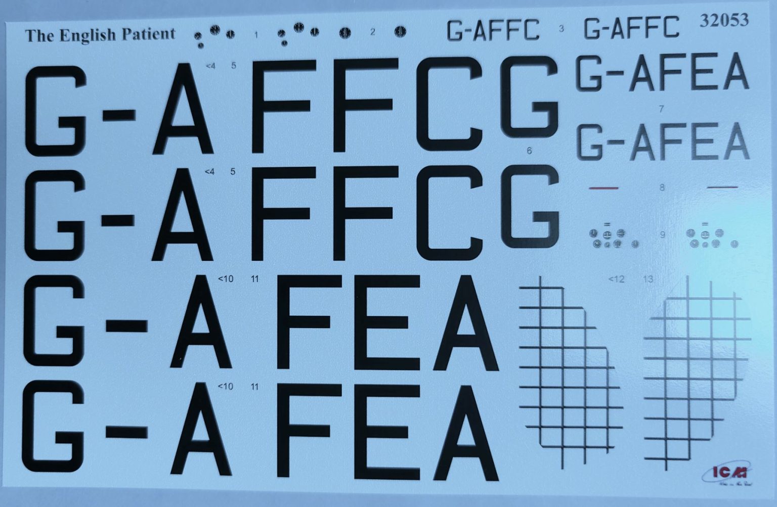 ICM 32053 The English Patient in 132 Set Modellbau für alle mit Spaß