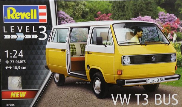 VW Bus T3 in 1:25 (!) von Revell # 07706