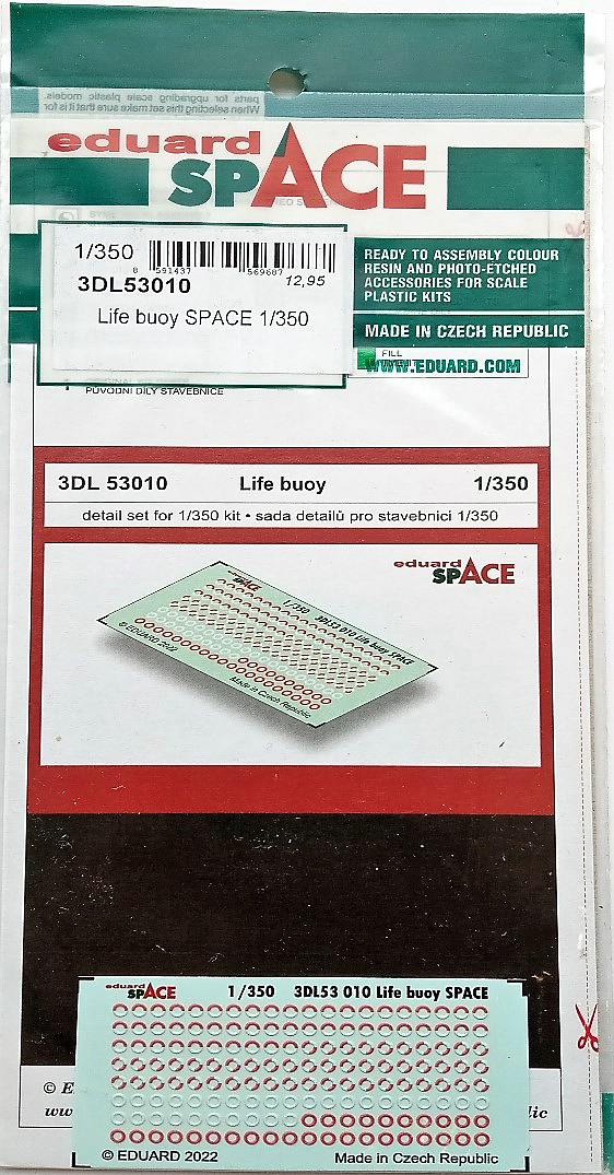 Eduard 1/350 Ship- Life Buoy (Painted