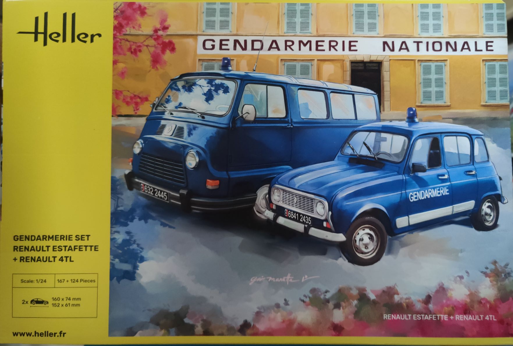 Décalcomanies INTERDECAL 1/87 - Livrées Renault Estafette - 115x40 Mm - Neuf Pour Maquettisme