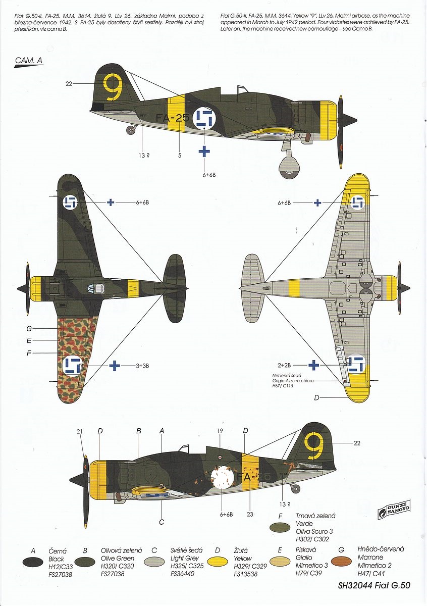 Special-Hobby-SH-32044-Fiat-G.50-II-Freccia-Finnish-Aces-11-1 Fiat G.50-II Freccia "Finnish Aces" in 1:32 von Special Hobby # SH 32044