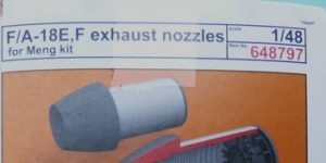 Eduard exhaust nozzles für F/A-18E/F Super Hornet von Meng in 1:48 #648797