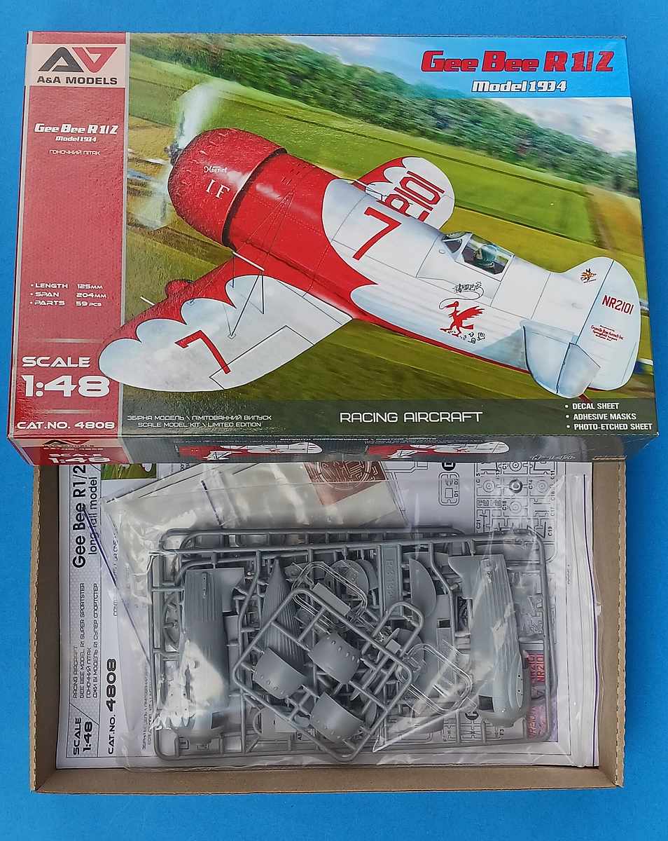 AA-Models-4808-GeeBee-R1-und-R2-2 GeeBee Racer R1/R2 in 1:48 von A&A Models # 4808