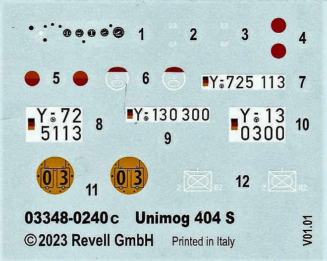 Revell-03348-Unimog-404S-24 Unimog 404 S in 1:35 von Revell # 03348