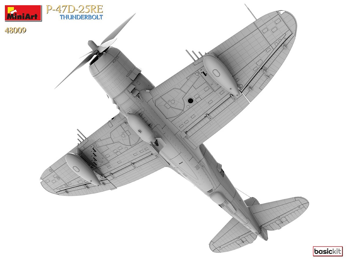 MiniArt-48009-P-47D-25RE-4 Vorschau: Die neue P-47 Thunderbolt in 1:48 von MiniArt