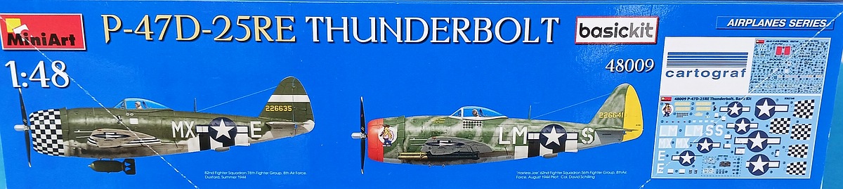 MiniArt-48009-P-47D-25RE-Thunderbolt-Basic-KIt-63 P-47D Thunderbolt in 1:48 von MiniArt # 48009