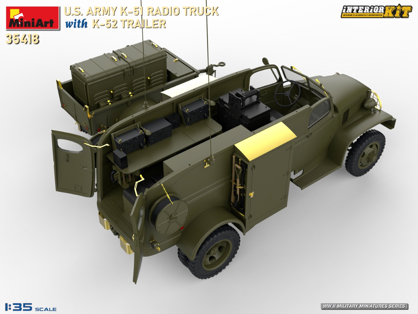 35418_renders-14 U.S. Army G7105 4x4 1,5t Panel Delivery Truck 1:35 Miniart (#35405)