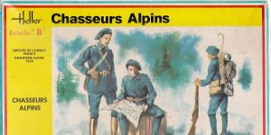 Kit-Archäologie: Chasseurs Alpins in 1:35 von Heller # 136