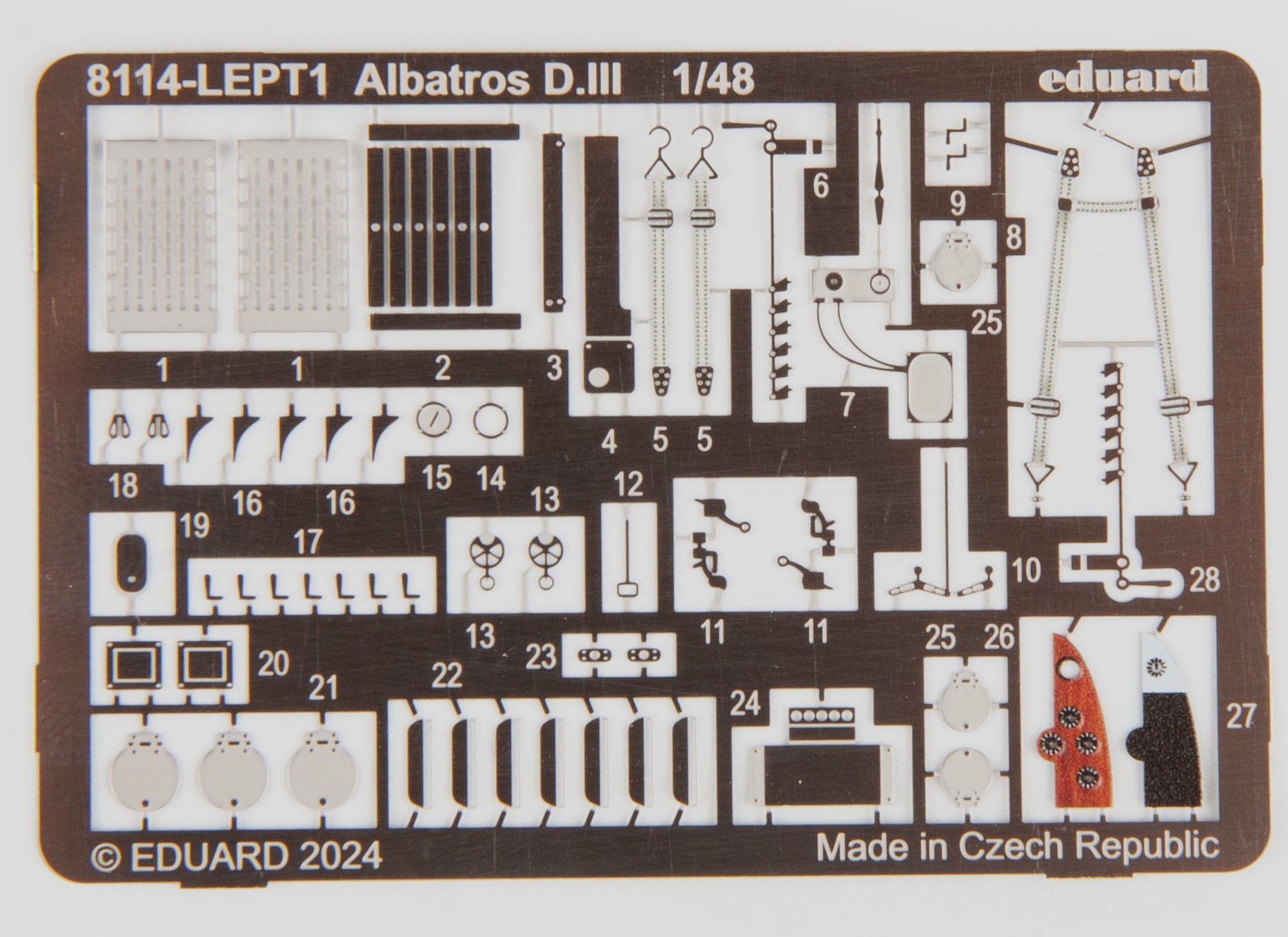Eduard-8144-Albatros-D.III_ Albatros D.III in 1:48 von Eduard # 8114