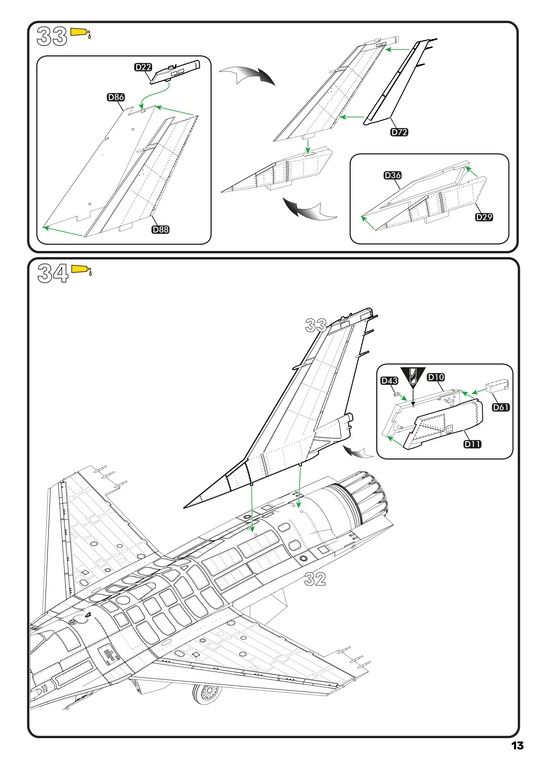 Heller-20411-F-16-Dark-Falcon-82 F-16 „Dark Falcon“ von Heller in 1:48 #20411