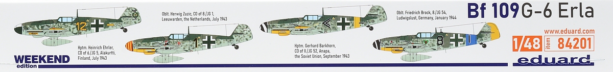 Eduard-84201-Bf-109-G-6-Erla-Weekend-26 Messerschmitt Bf 109 G-6 Erla in 1:48 von Eduard # 84201