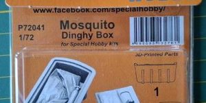 Mosquito dinghy box in 1:72 von Special Hobby #