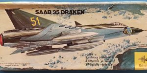 Kit-Archäologie: Saab Draken 1:72 von Heller # 255