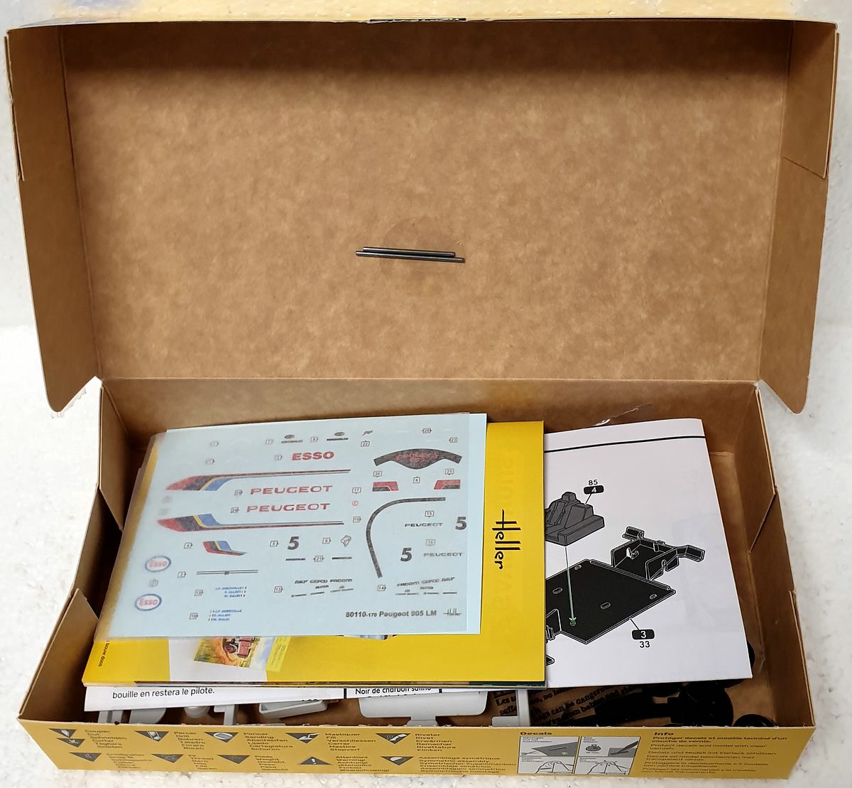 Heller-80110-Peugeot-905-4 Peugeot 905 in 1:43 von Heller #80110