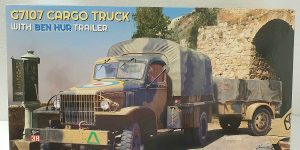 G7107 Cargo Truck With Ben Hur Trailer in 1:35 von MiniArt #35372