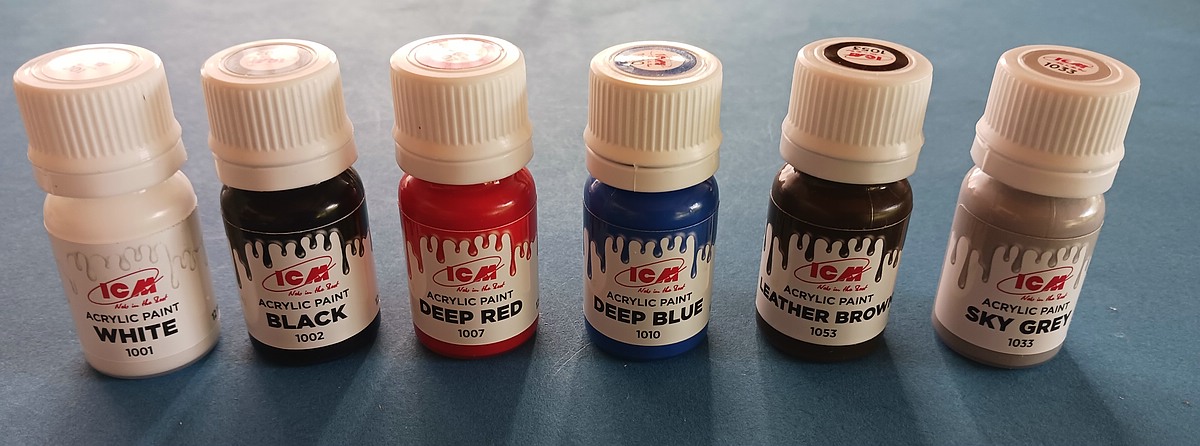 ICM-3098-Acrylic-Paint-set-for-Gangsters-4 Acrylic Paint Set for Gangsters von ICM # 3098