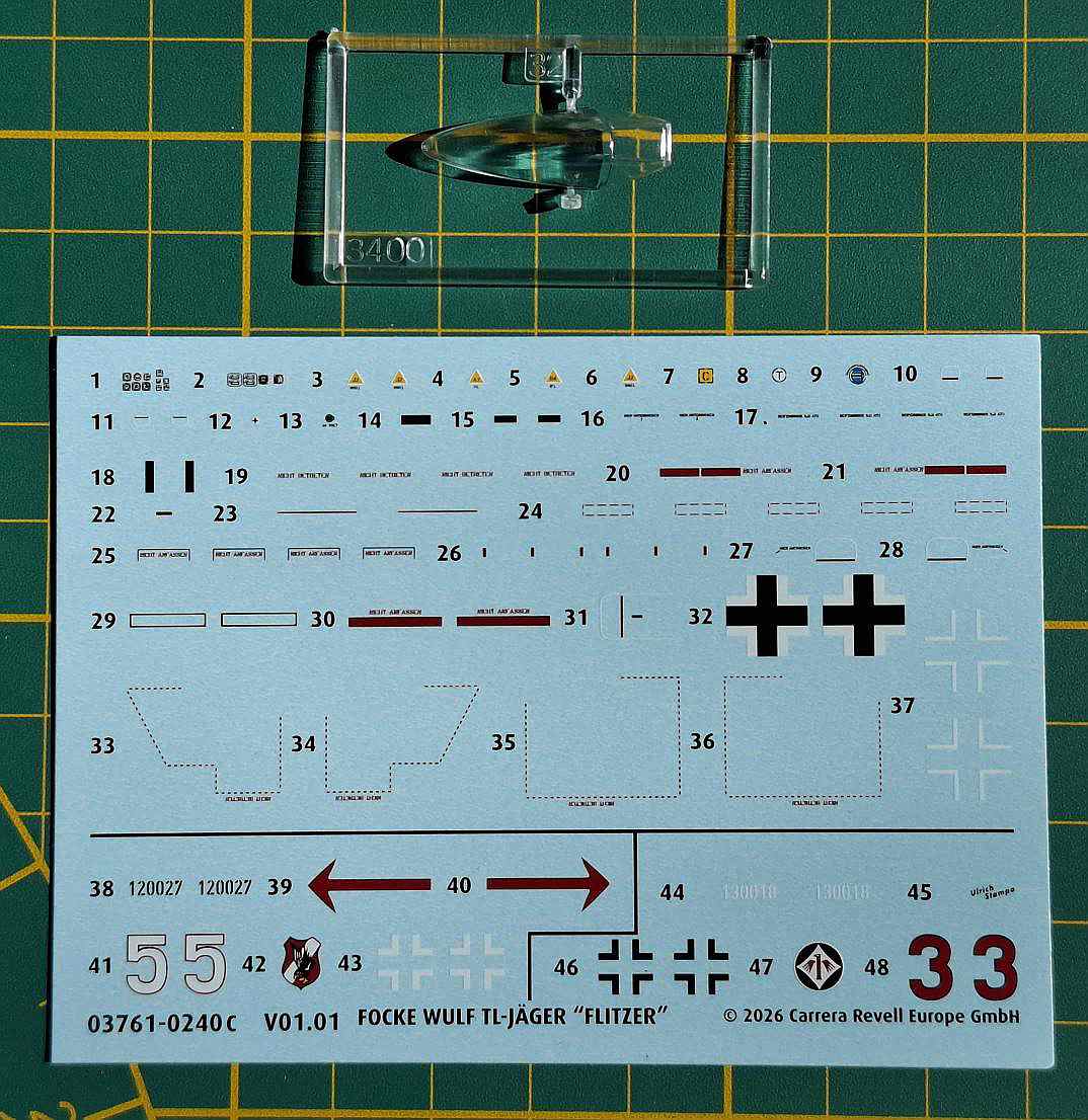 Revell-03761-Focke-Wulf-Flitzer-7 Focke Wulf TL-Jäger "Flitzer"  in 1:72 von Revell # 03761