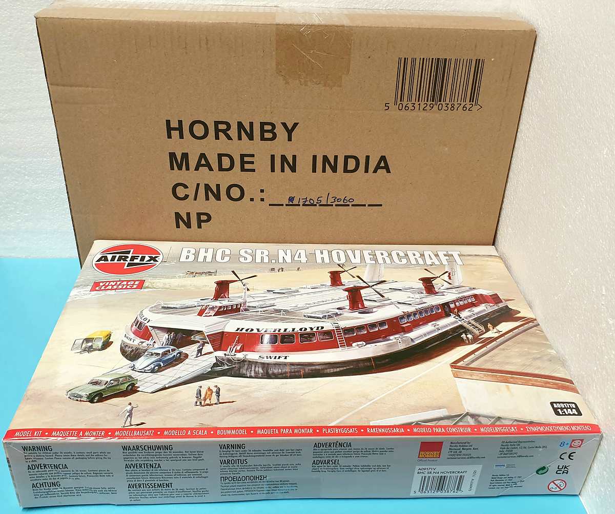 Airfix-A-09171V-BHC-SR.N4-Hovercraft-1 BHC SR.N4 Hovercraft in 1:144 von Airfix #A09171V
