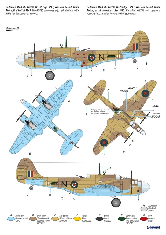 Special-Hobby-48160-Baltimore-Mk.-I-und-II-96 Martin Baltimore Mk. I/II in 1:48 von Special Hobby # 48160